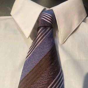 Ermenegildo Zegna Tie Necktie Striped Multicolor